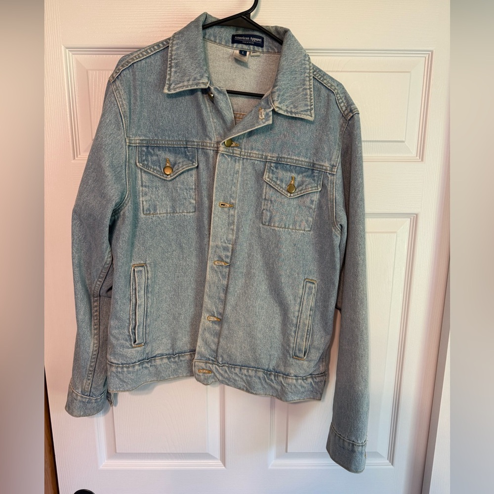 American Apparel Light Blue Denim Jacket